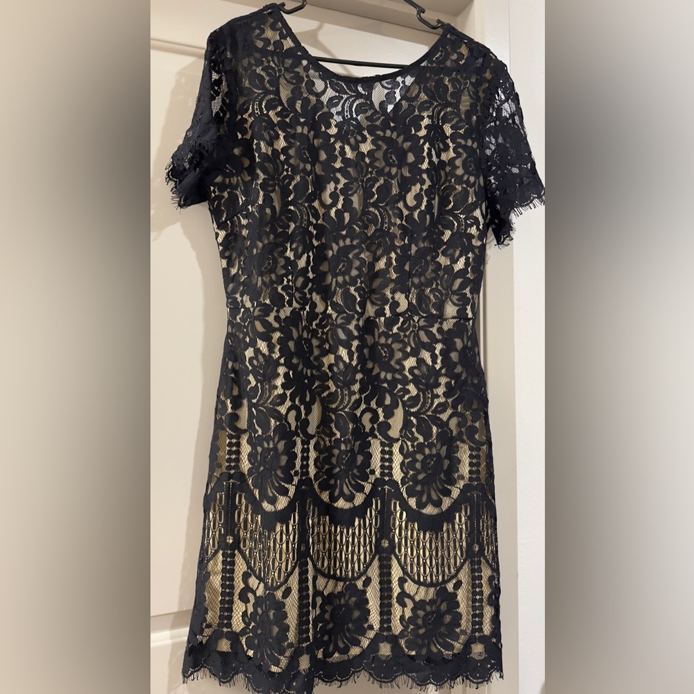 NWT black lace dress
